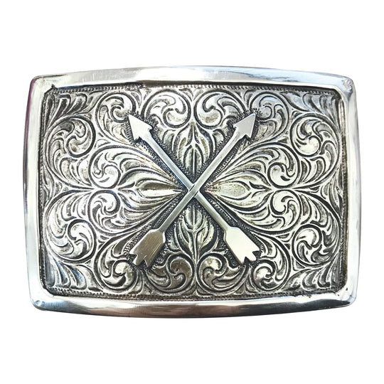 And West Crossed Arrows Iconic Classic Buckle - IC013