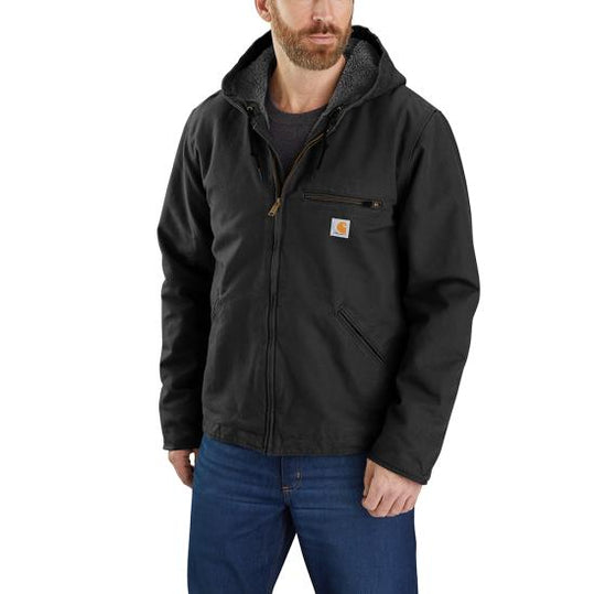 Veste doublée Sherpa en canard délavé coupe décontractée Carhartt - 104392 