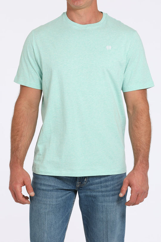 Men's Cinch Solid Turquoise Tee - MTK1650004