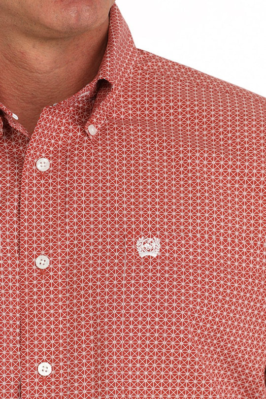Men's Cinch Medallion Print Button-Down Western Shirt - MTW1105871