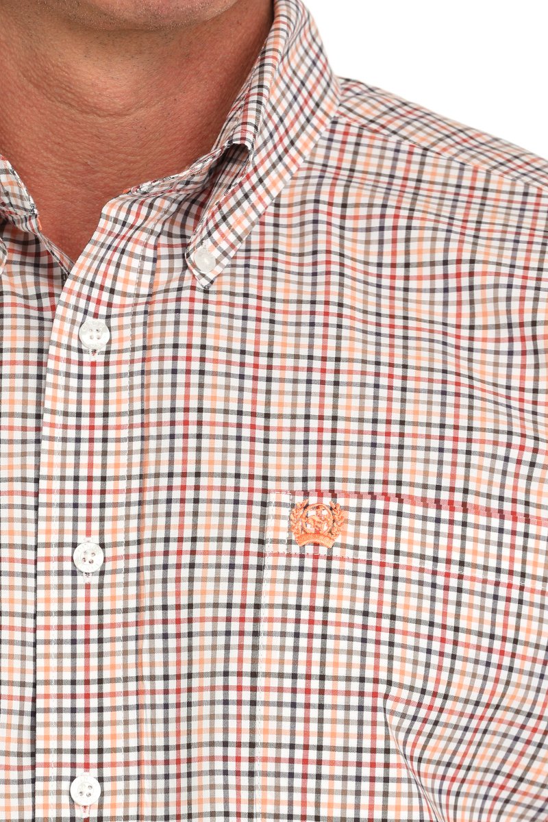 Men's Cinch Plaid Button-Down Western Shirt -  MTW1105874