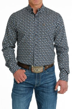 Men's Cinch Modern Fit Button Down Western Shirt - MTW1347093