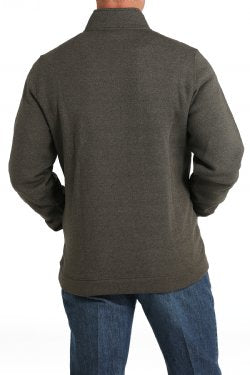 Men's Cinch Brown 1/2 Zip Pullover - MWK1913002