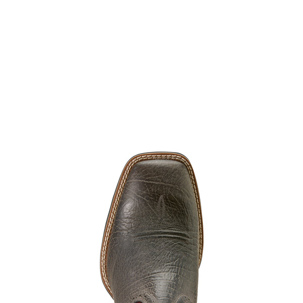 Men's Ariat Sport Western Charcoal Grey Hippo (PRINT) with 13" Burgundy Haze Tops - 10074223