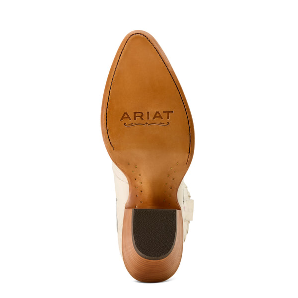 Women's Ariat Arrosa Ivory Garden Shine J Toe Western Boot - 10074349