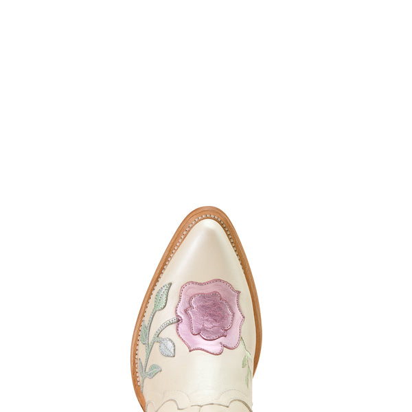 Women's Ariat Arrosa Ivory Garden Shine J Toe Western Boot - 10074349