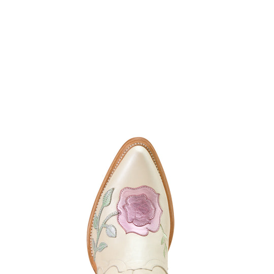 Women's Ariat Arrosa Ivory Garden Shine J Toe Western Boot - 10074349