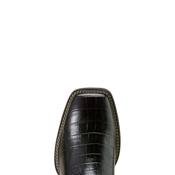 Men's Sport Latigo Black Croc Print Western Boot - 10074166