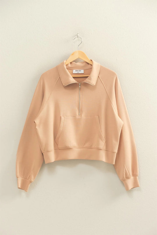 Ladies HYFVE Half Zip Sweatshirt & Drawstring Sweatpants Set - FINAL SALE