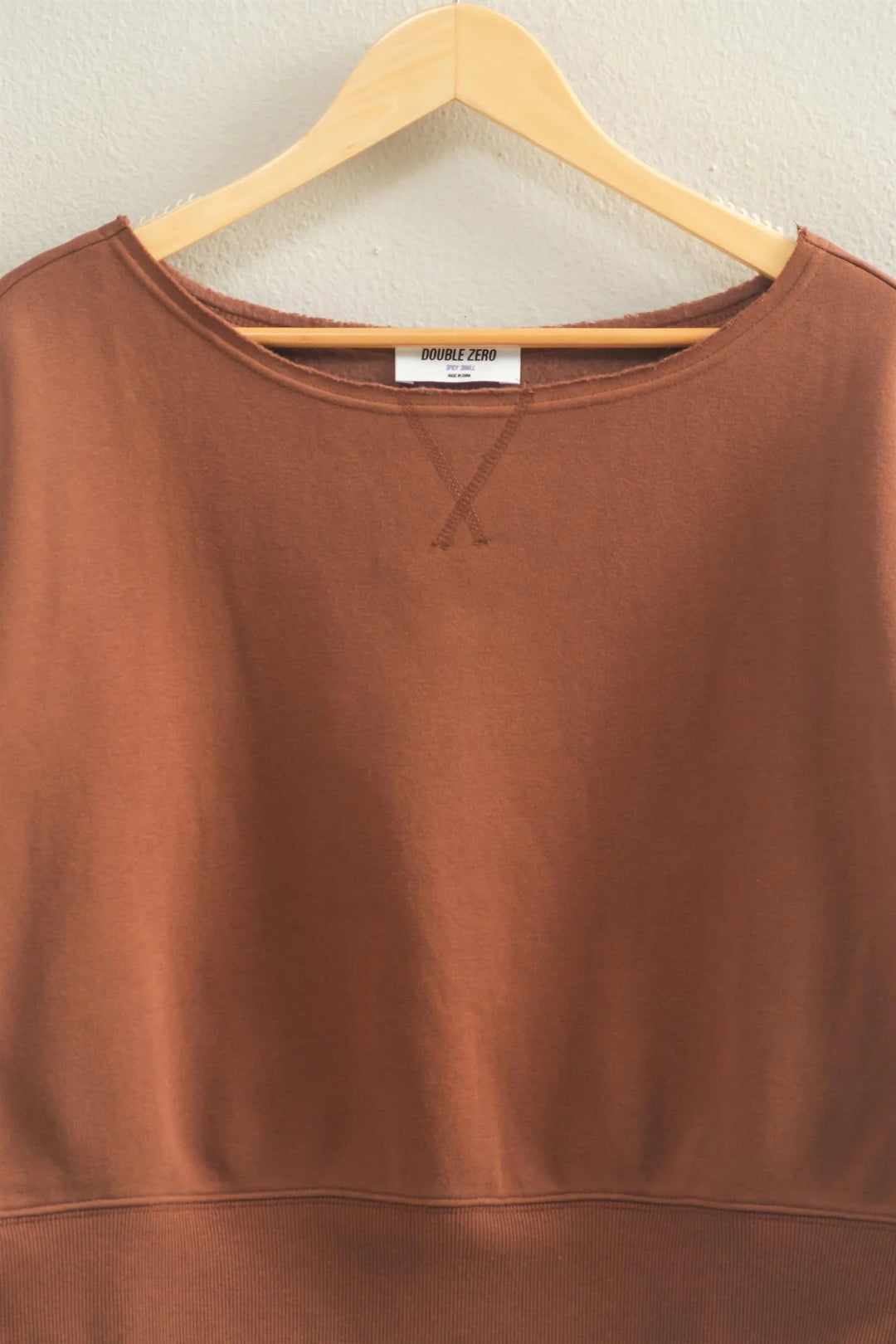 Ladies HYFVE Boatneck Long Sleeve Pullover Sweatshirt - DZ25E407 - FINAL SALE