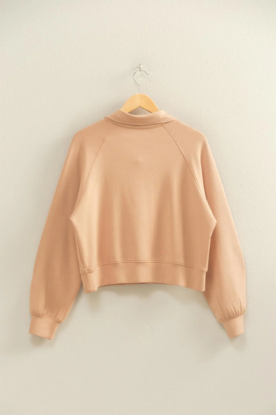 Ladies HYFVE Half Zip Sweatshirt & Drawstring Sweatpants Set - FINAL SALE