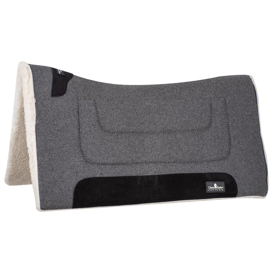 Classic Equine Performance Trainer Saddle Pad, Felt Top
