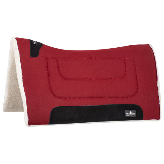Classic Equine Performance Trainer Saddle Pad, Felt Top
