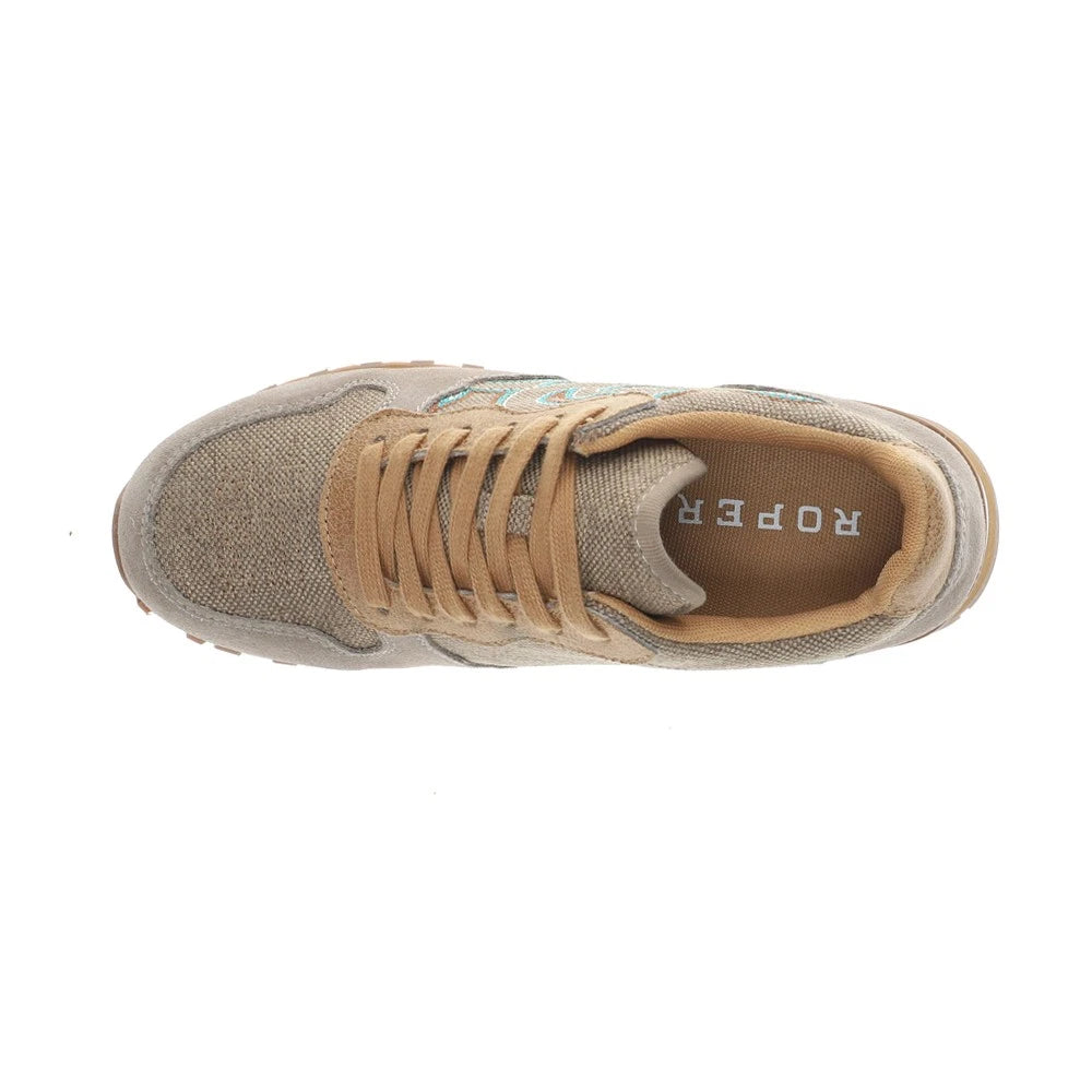 Ladies Roper Giddyup Embroidered Casual Shoes - 09-021-1797-3710 - FINA SALE