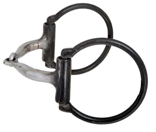 Dutton Bits Two Piece Smooth Sweet Iron D-Ring Snaffle  43-32