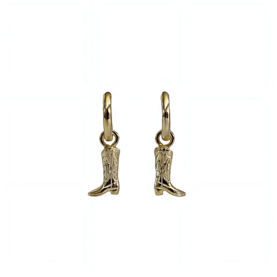 Sugar Bean Jewelry TAVI BOOT HUGGIE EARRINGS - Gold