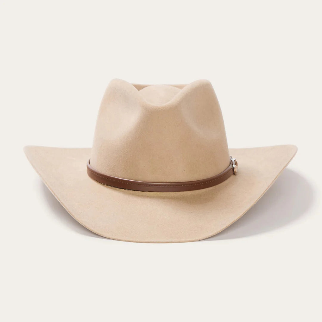 Stetson 4X Seneca Fur Felt Silver Sand Western Hat