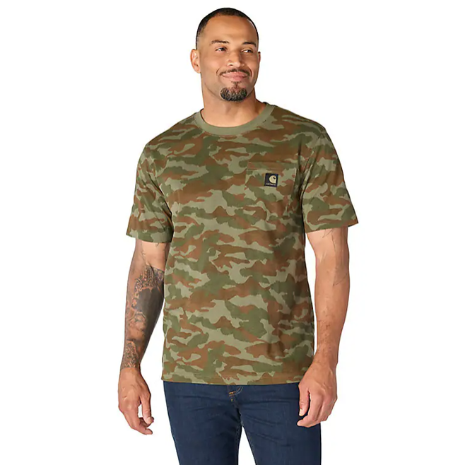 Men's Carhartt Irvine Relaxed Camo T-Shirt - 107298