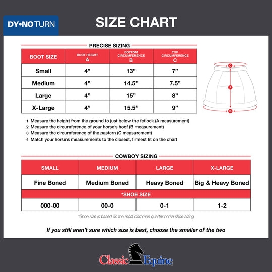 Classic Equine DyNo Turn Bell Boots