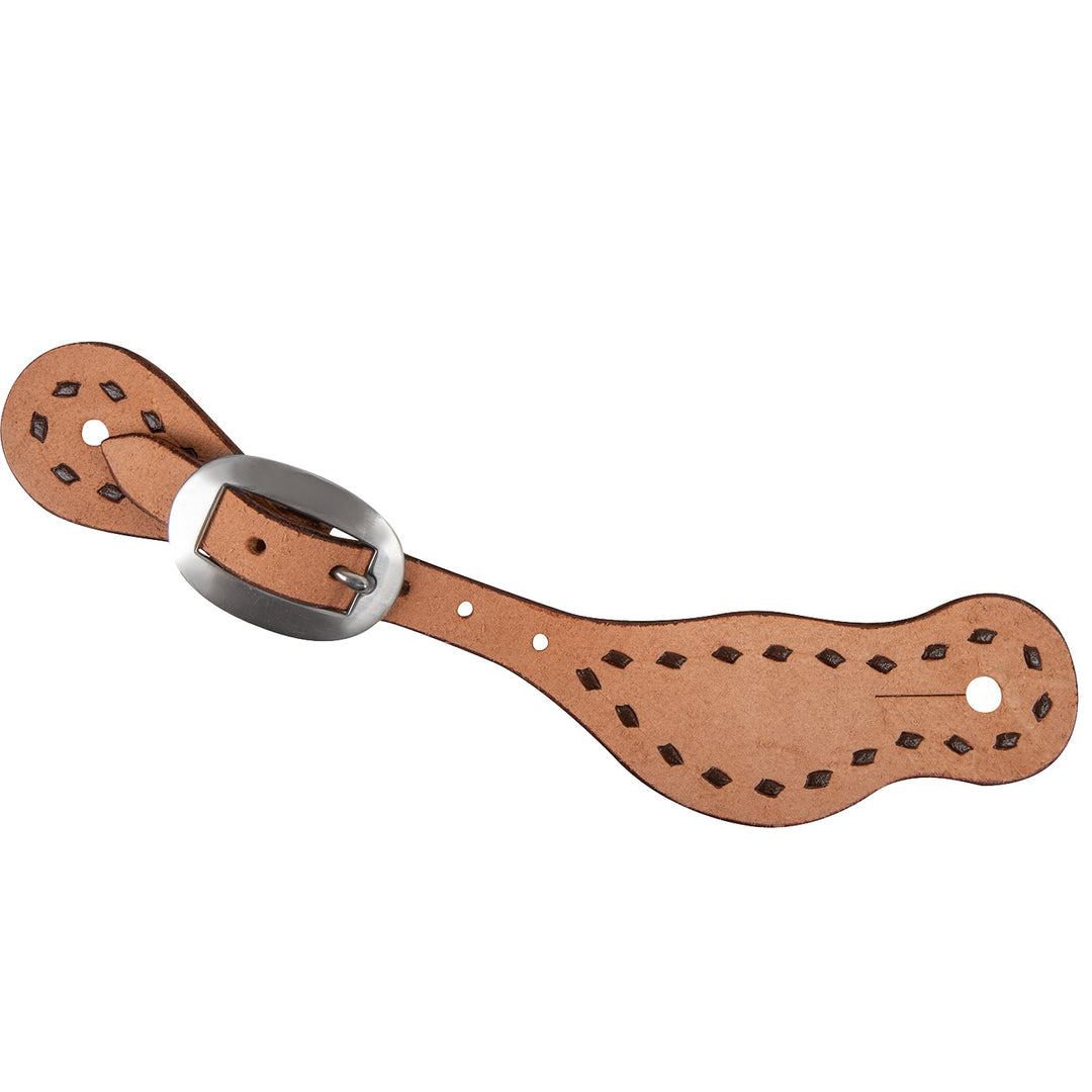 Martin Saddlery Rancher Spurstraps with Buckstitching