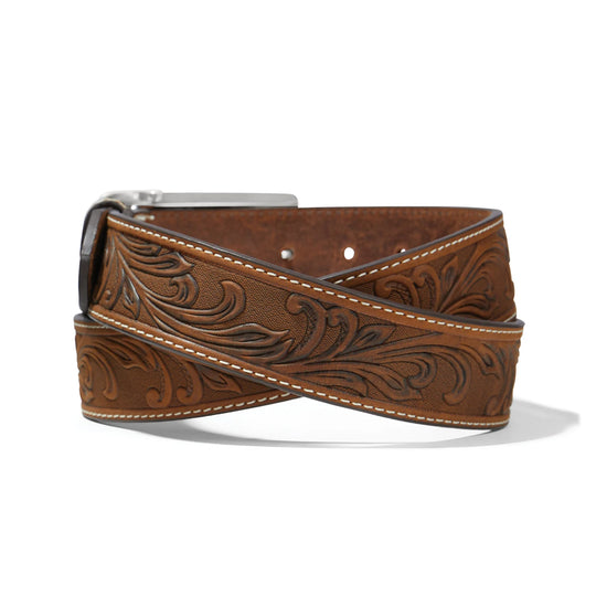 Ceinture marron Tony Lama Stockyard pour hommes - C42859