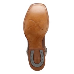 Men's Twisted X 12" Rancher Tabacco Brown Leather sole Western Boot - MRAL039