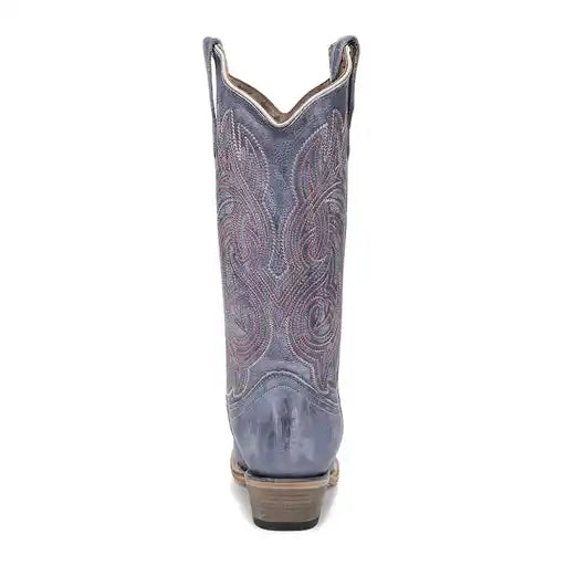 Women's Circle G Lilac Embroidery Snip Toe Western Boot - L6328