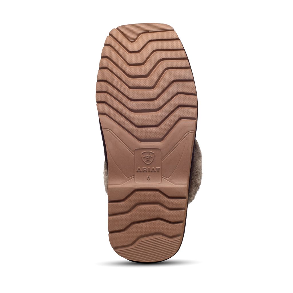 Men's Ariat Chestnut Silversmith Square Toe Slipper - AR2842-200