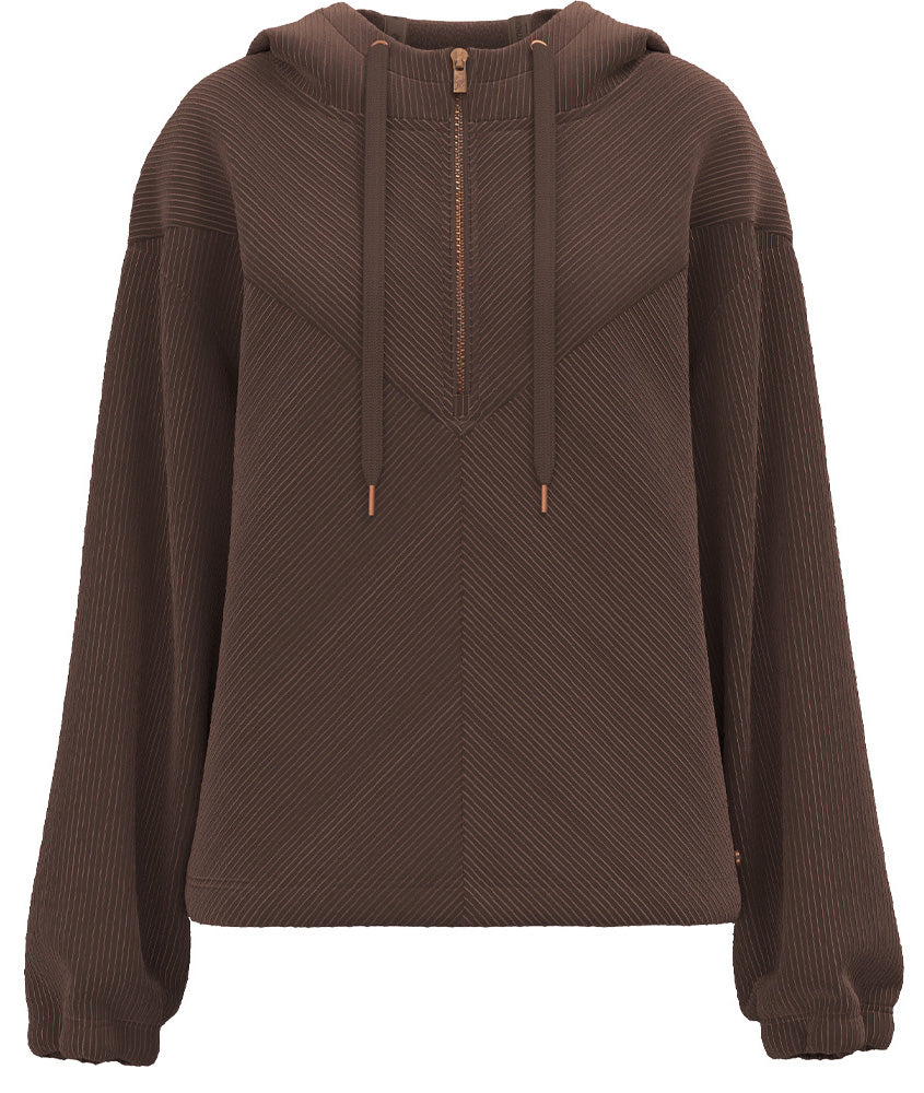 Ladies Hooey Cowgirl Corduroy 1/4 Zip Hoody - HH2626MA