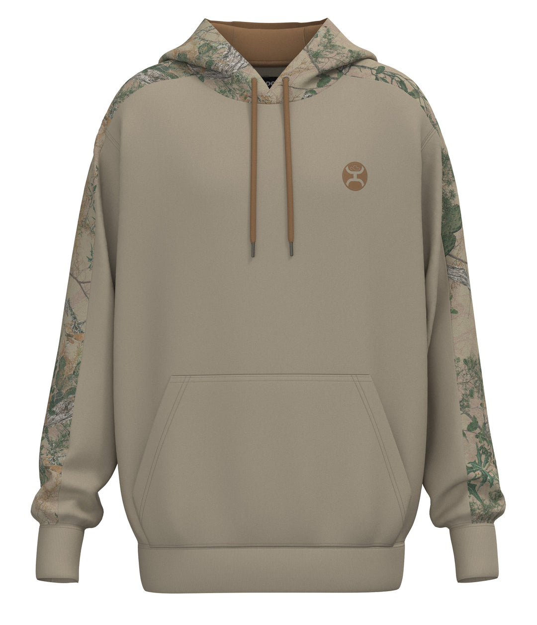 Men's Hooey Canyon Tan Hoody With Camo Accents - HH2611TNCA