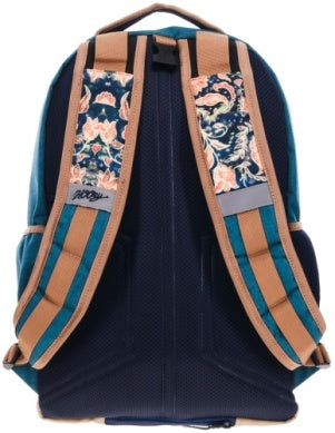 Hooey Ox Teal/Tan Multi Color Floral Print Backpack - BP2603TLFL