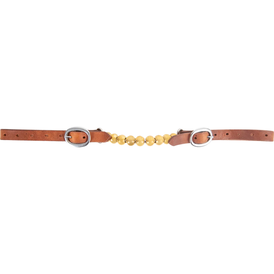 Martin Saddlery Brass Ball Curb Strap