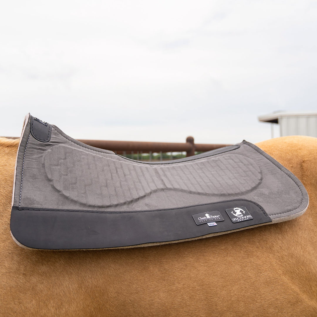 Classic Equine Zone Micro Suede Pad, 3/4-inch Felt