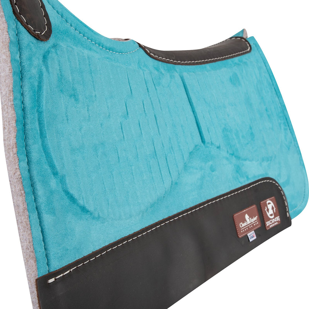 Classic Equine Zone Micro Suede Pad, 3/4-inch Felt