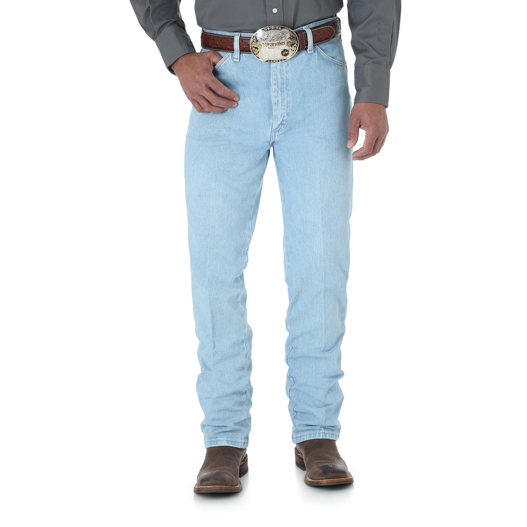 Wrangler Cowboy Cut Jeans Coupe Slim Délavage Bleach 936GBH