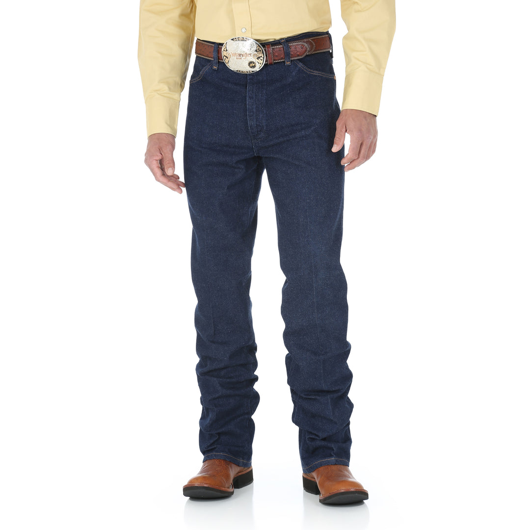 Jeans Wrangler blu scuro elasticizzati slim fit da uomo 937STR