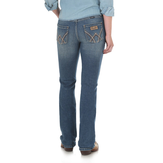 Jeans Wrangler Taille Mi-Haute Femme Deadwood - 09MWZDW