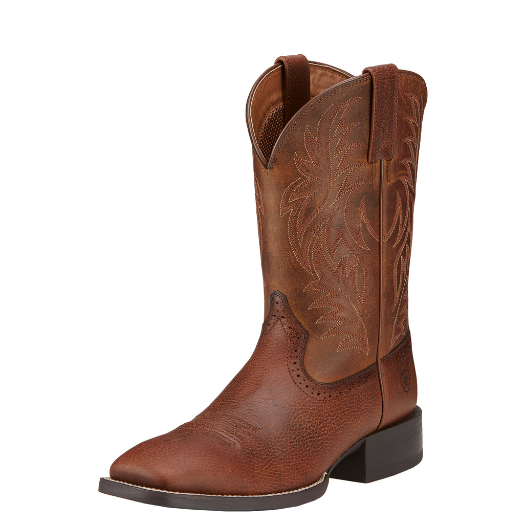 Ariat Men's Sport Western Fiddle Brown - 10016291 – Nigro's