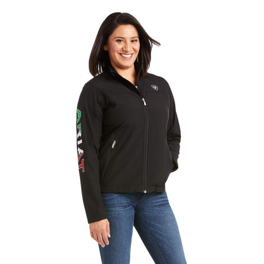 Ladies Ariat Classic Team MEXICO Softshell Water Resistant Jacket - 10031428/10039460