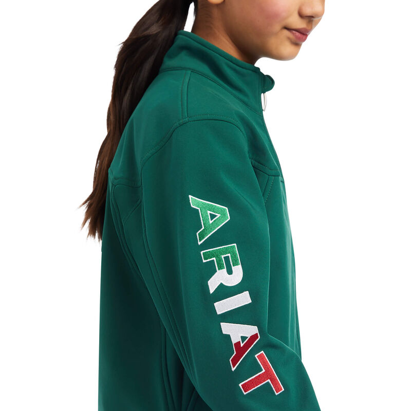 Kids Ariat Team Softshell Mexico Jacket - 10039202