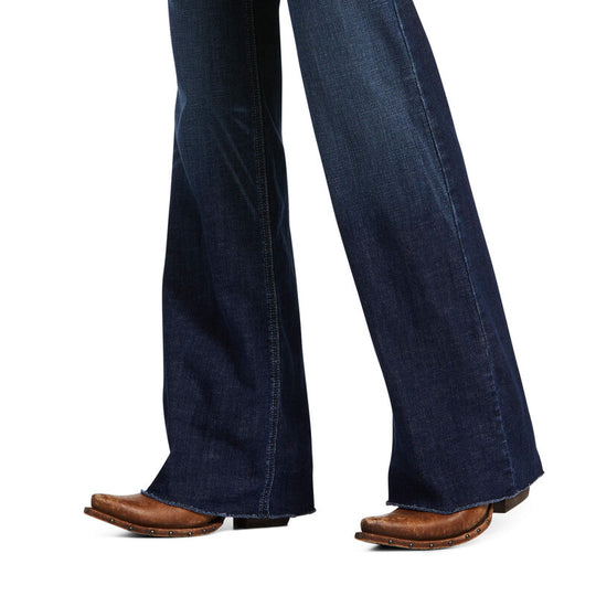 Ladies Ariat Trouser Perfect Rise London Wide Leg Jean - 10039598