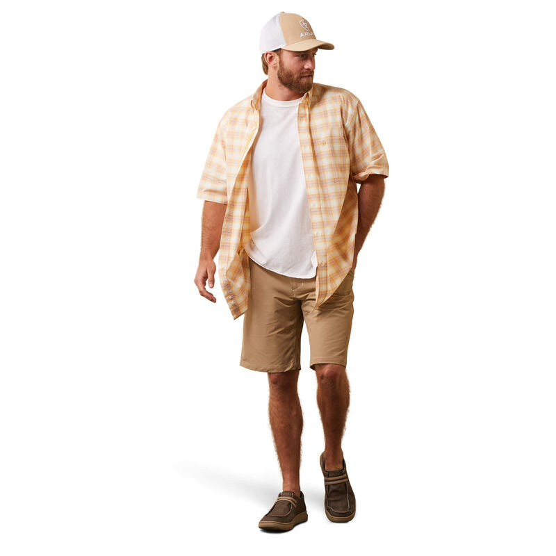 Men's Ariat Pro Series Koa Classic Fit Short Sleeve Shirt - 10043641