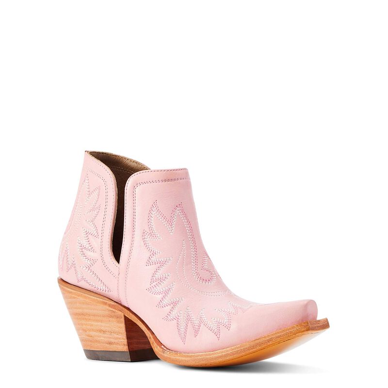 Ladies Ariat Dixon Powder Pink Western Boot - 10044483
