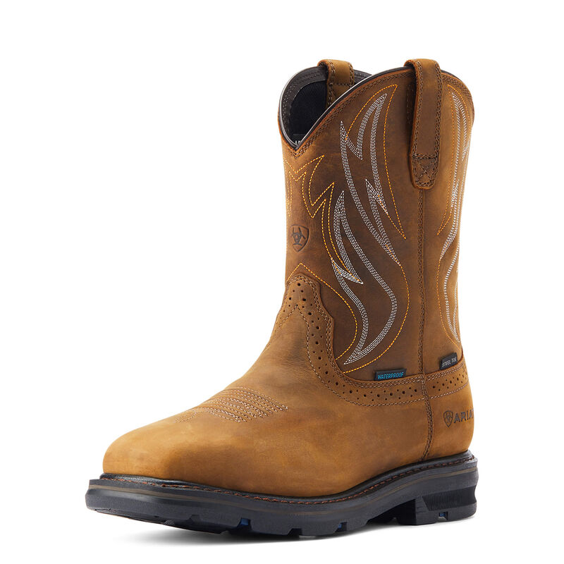 Men's Ariat Sierra Shock Shield Steel Toe Waterproof Work Boots - 10044544