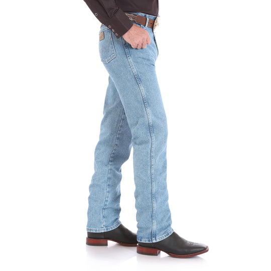 Jeans Wrangler taglio cowboy slim fit - lavaggio antico 936ATW
