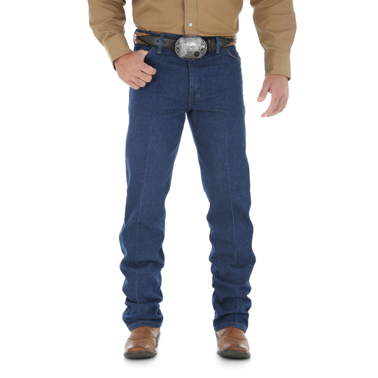 Jeans da uomo Wrangler Cowboy Cut vestibilità originale, prelavati, indaco 13MWZPW