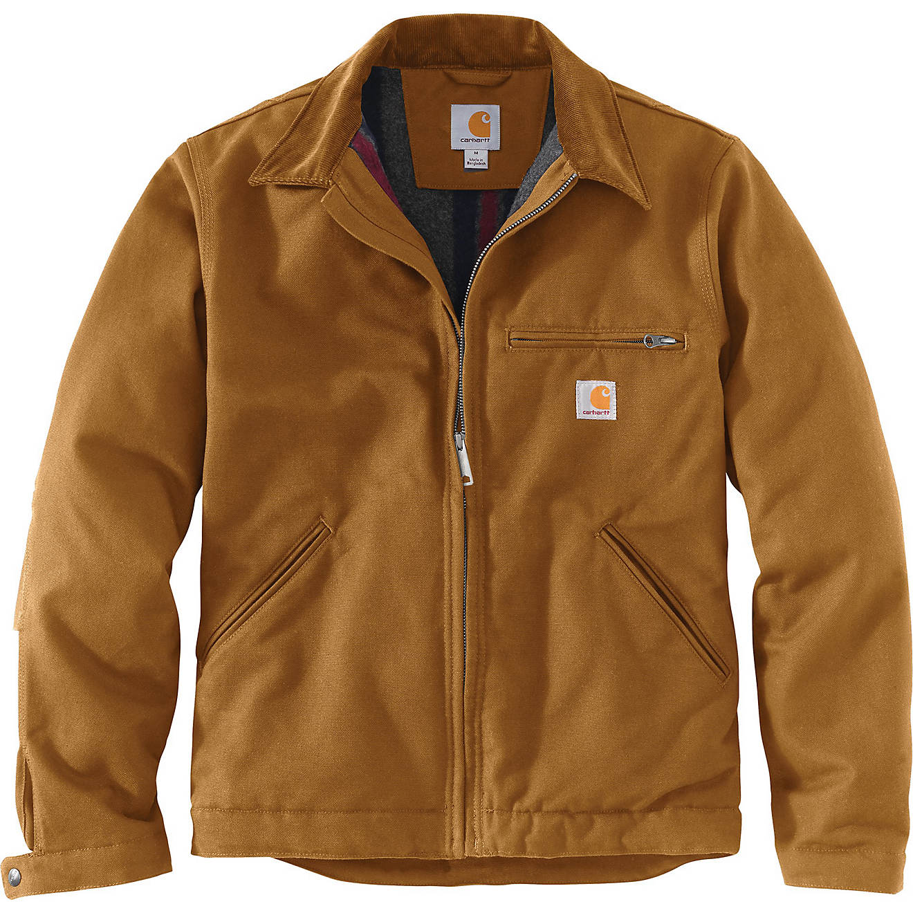 Men's Carhartt Relaxed Fit Duck Blanket-Lined Detroit Jacket - 103828