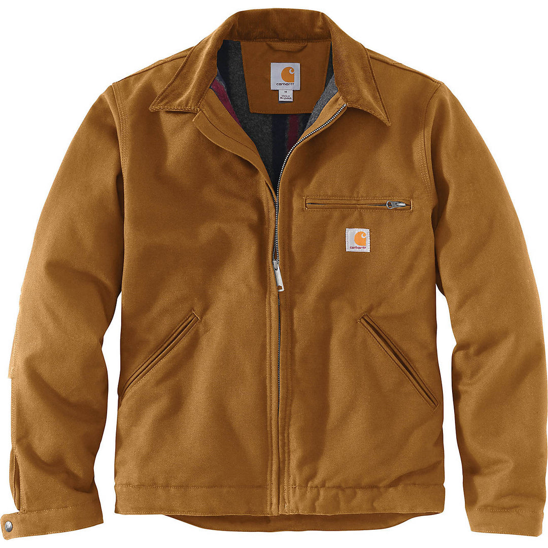 Giacca Detroit da uomo foderata in coperta con vestibilità rilassata Carhartt Duck - 103828