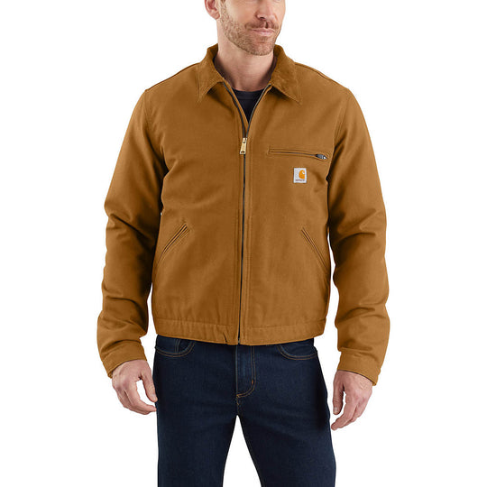 Giacca Detroit da uomo foderata in coperta con vestibilità rilassata Carhartt Duck - 103828