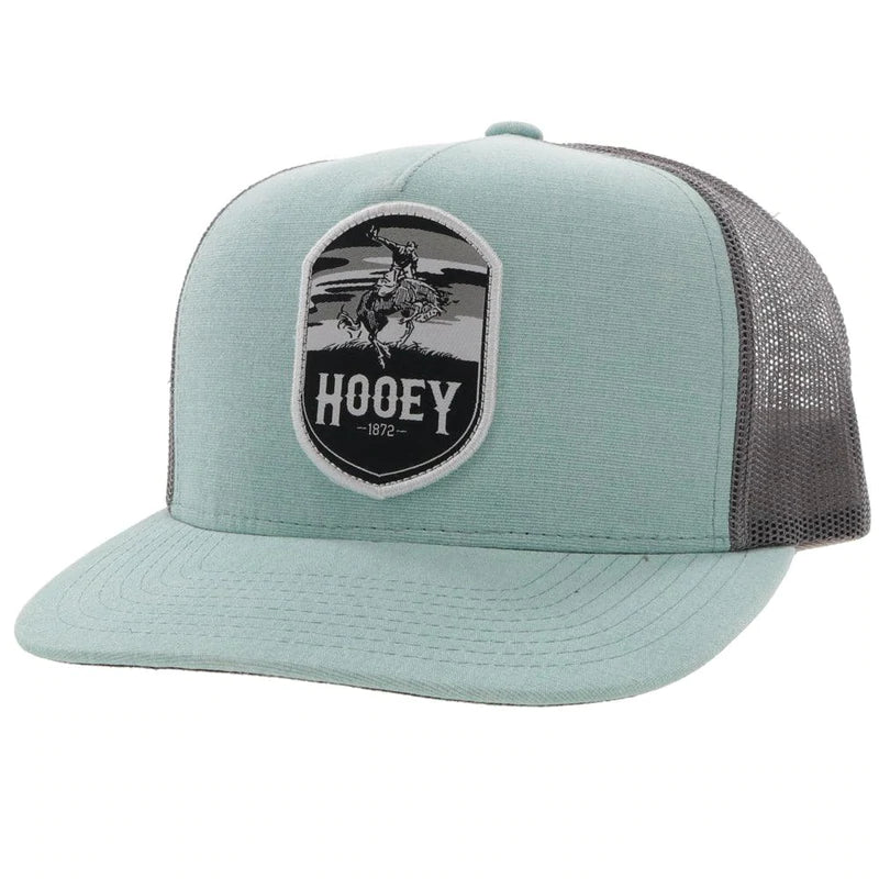 Cappellino da camionista verde acqua/grigio Hooey "Cheyenne" - 2144T-TLGY